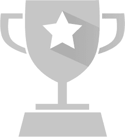 Trophy icon with a star – stands for market leadership.
